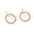 Wholesale s925 silver needle simple small circle full diamond mini earrings