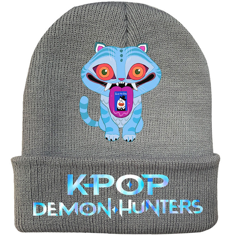 Wholesale kpop anime cartoon knitted hat Beanie