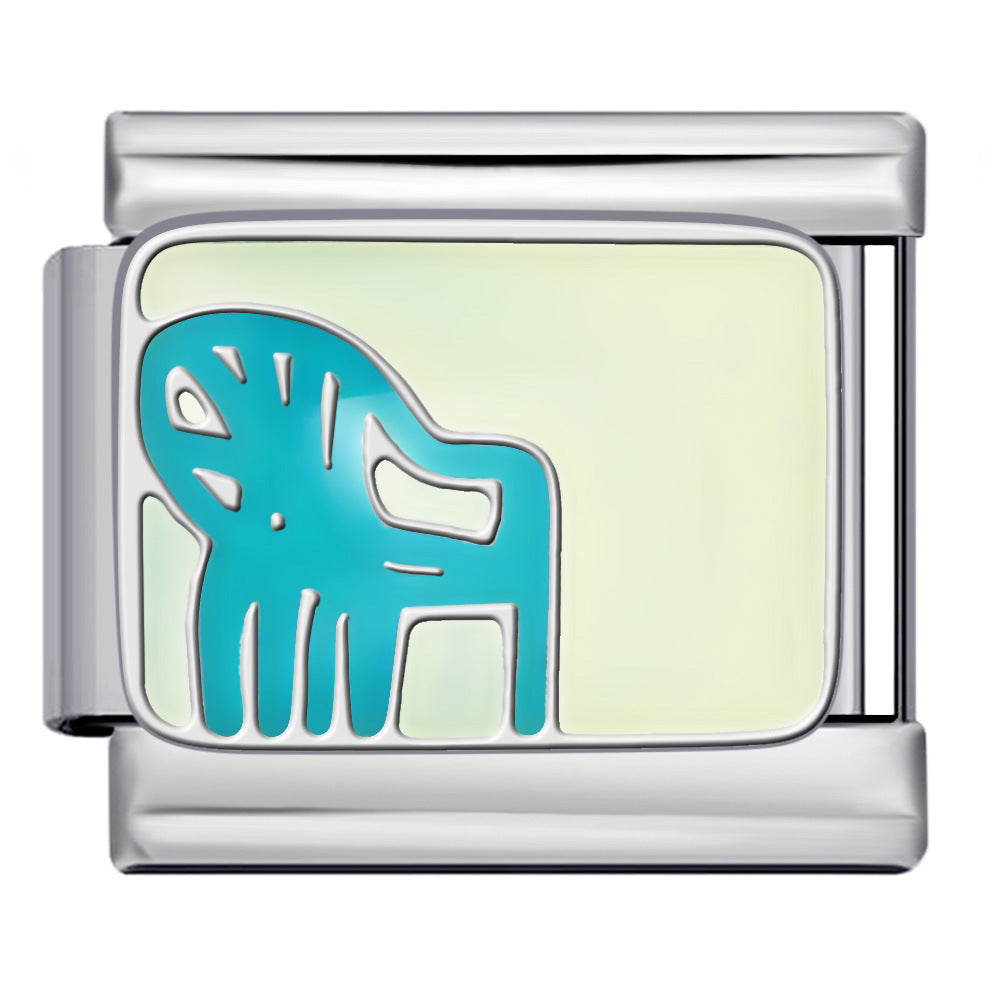 Wholesale Italian Charm Bracelet 9mm DIY Splicing Cute Creative Stainless Steel Composable Bracelet