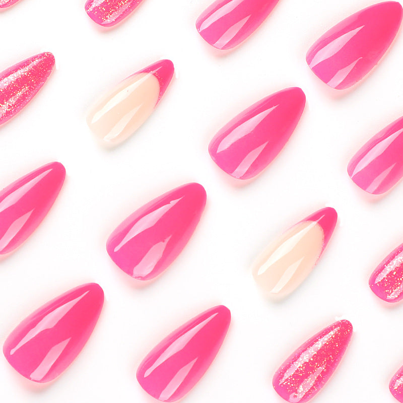 Wholesale 24 Pieces/box Glitter Cat Eye Nails Kits Nail Stickers ACC-NS-LeFan225