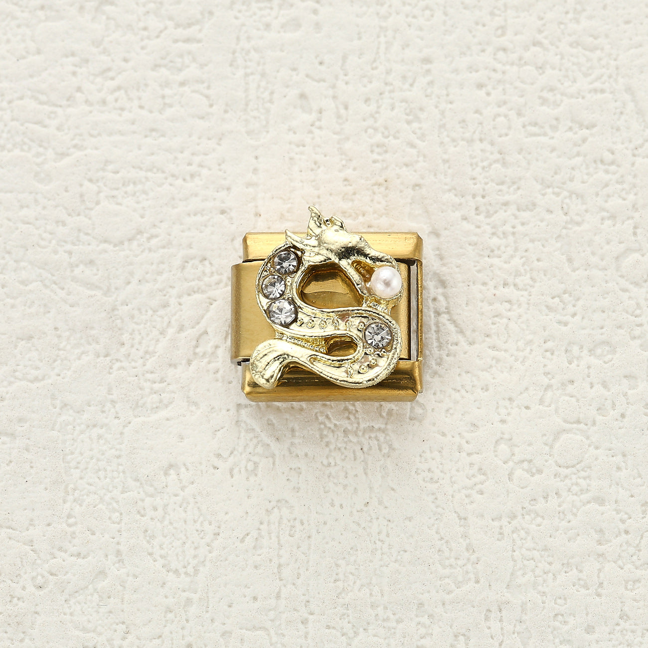 Wholesale 10pcs Italian Charm Bracelet 9mm DIY Splicing Cute Creative Stainless Steel Composable Bracelet