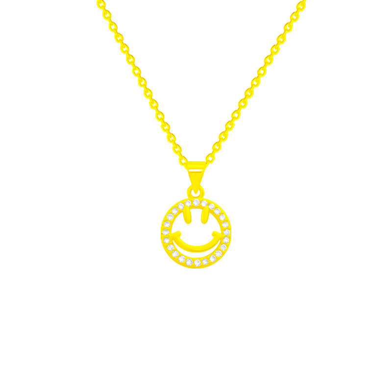 Wholesale Micropaved Zirconia Clavicle Chain Titanium Steel Necklaces Choker Necklace ACC-NE-Xiyue005