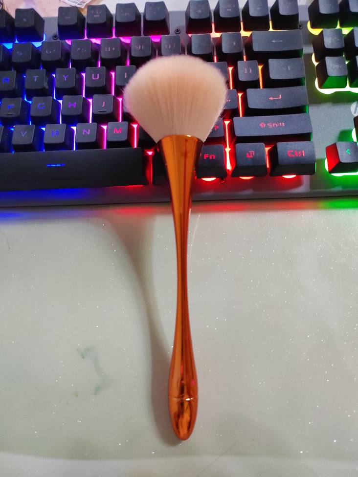 Wholesale Plastic Small Waist Loose Powder Blush Makeup Brush ACC-MB-Fengg002