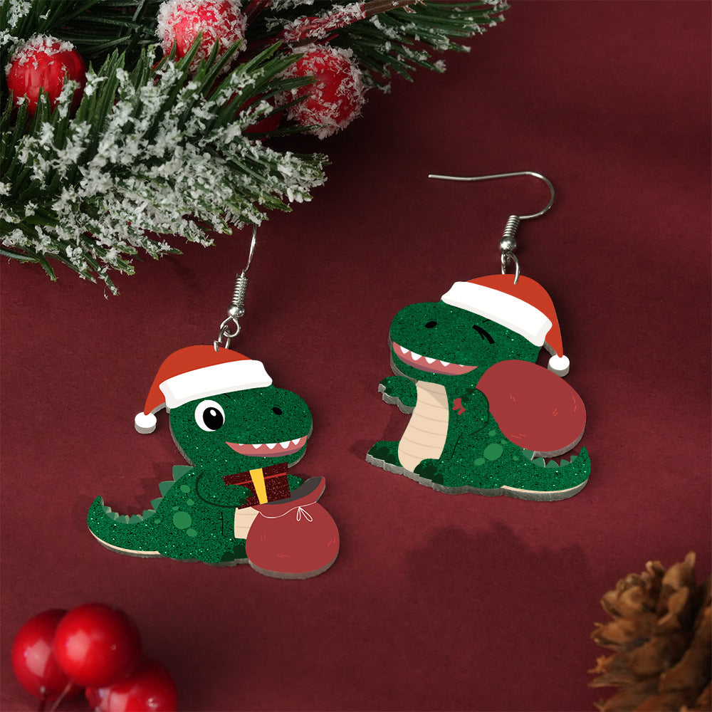 Wholesale Acrylic Christmas  Stocking Earrings