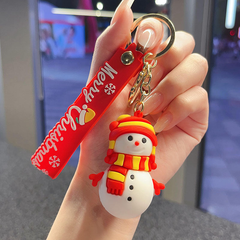 Wholesale Christmas Exquisite Santa Claus Key Keychain  ACC-KC-YingLing002