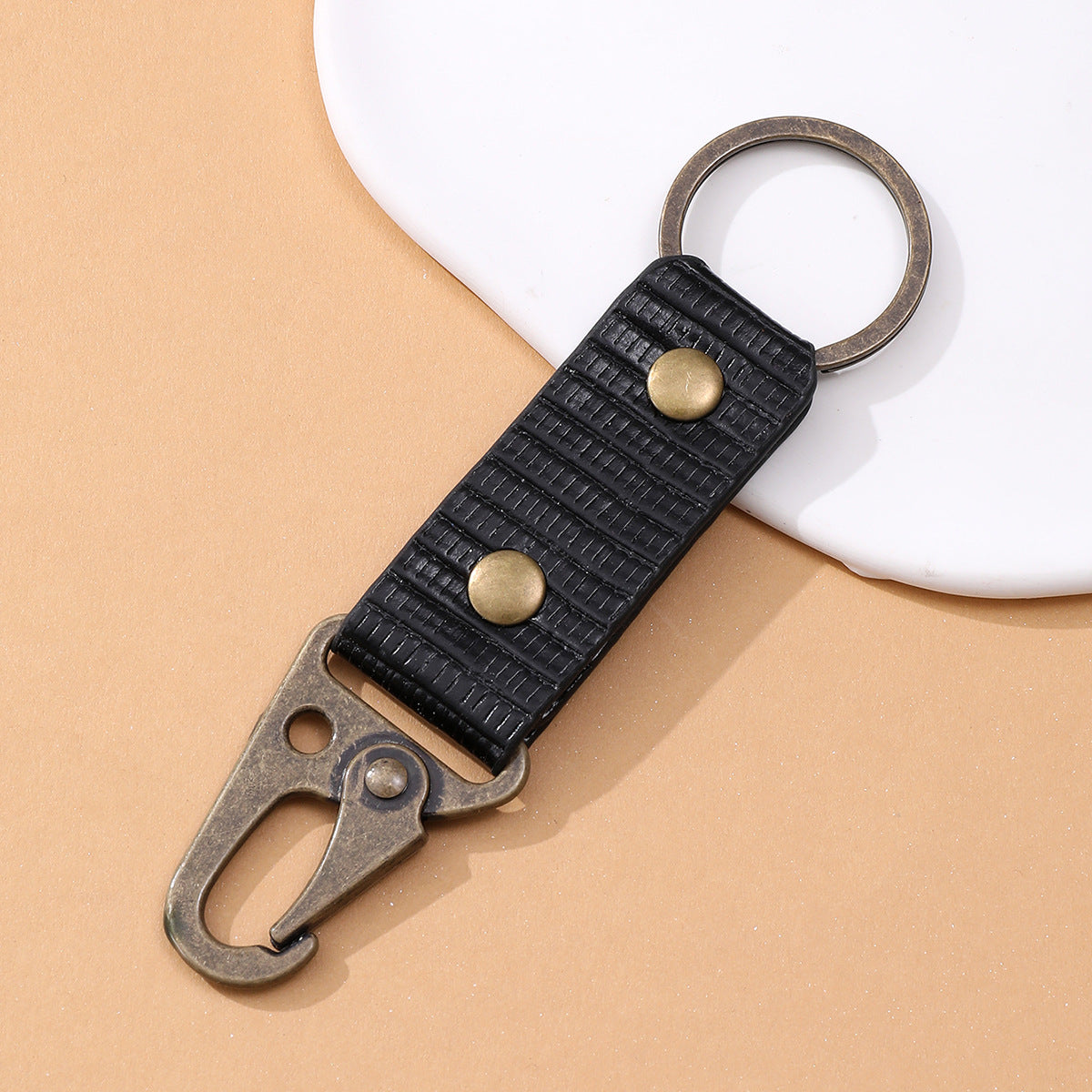 Wholesale Leopard Print Crocodile Pattern MOM Leather Keychain Mother's Day ACC-KC-YTian017