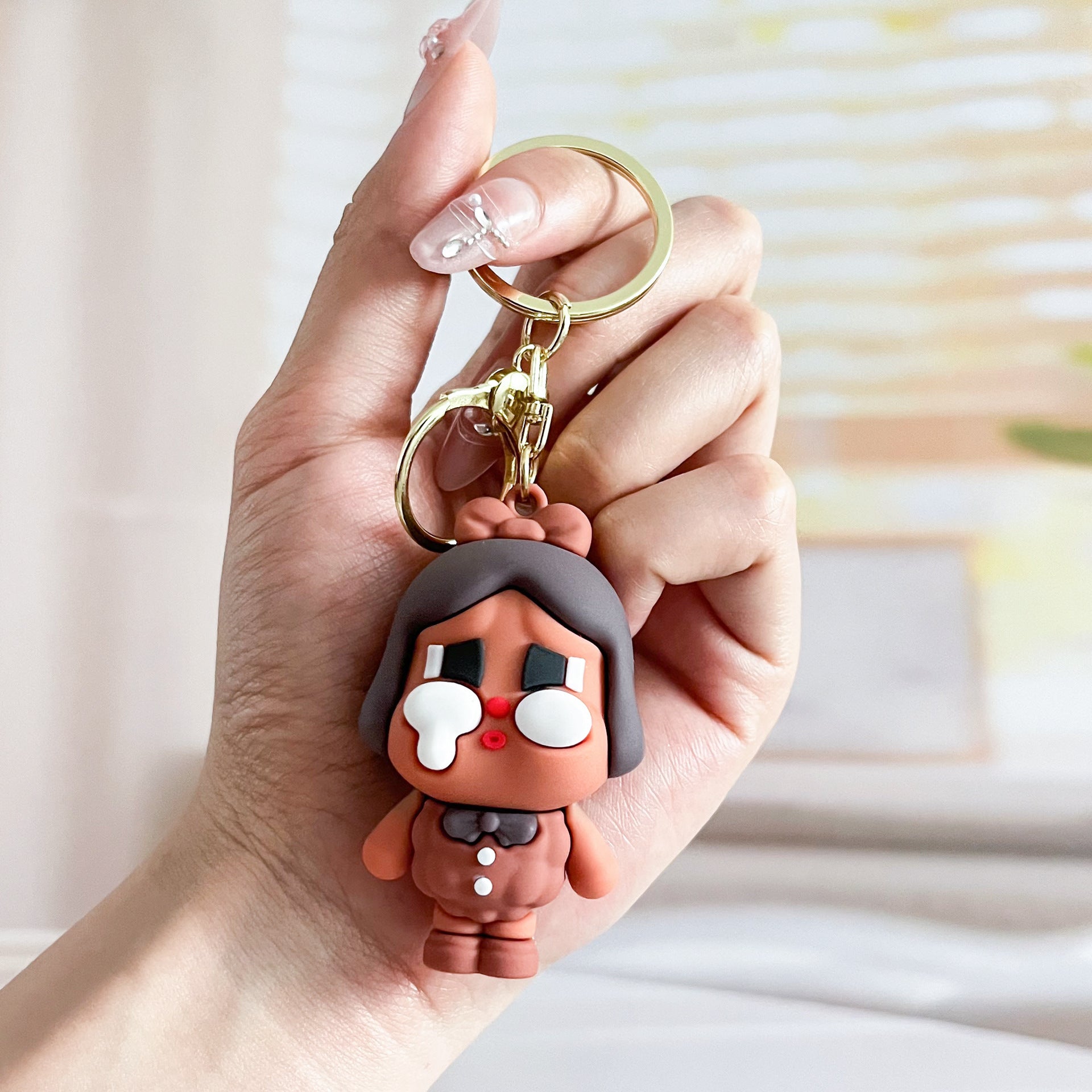 Wholesale Cute Soft Glue Cartoon Doll Car Keychain  ACCVIP