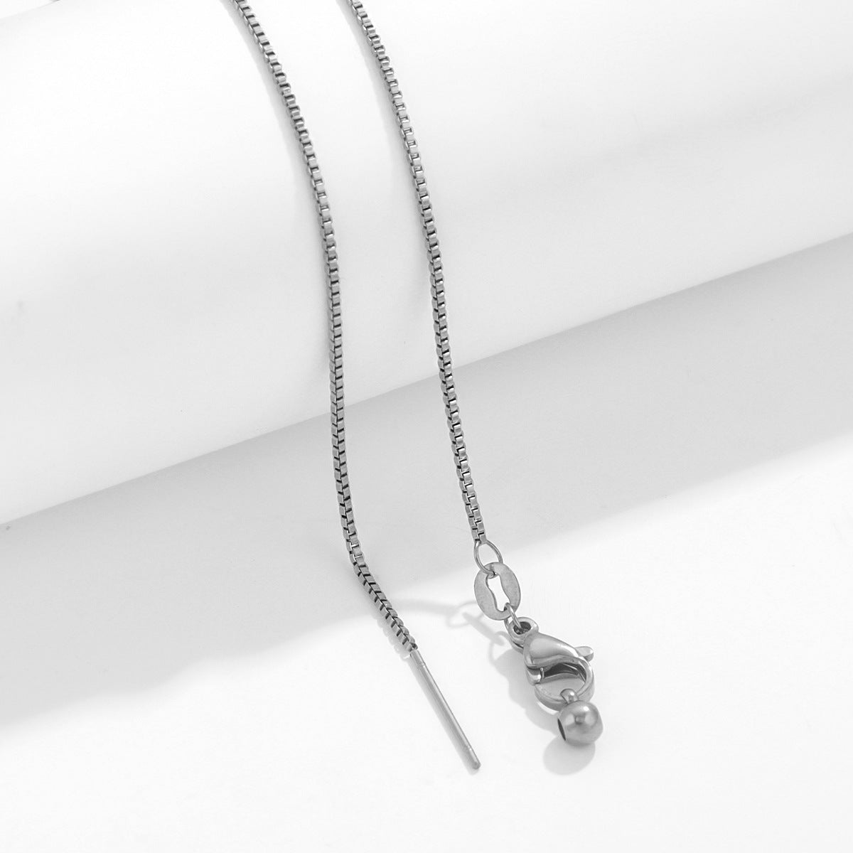 Wholesale 45cm titanium steel  adjustable necklaces