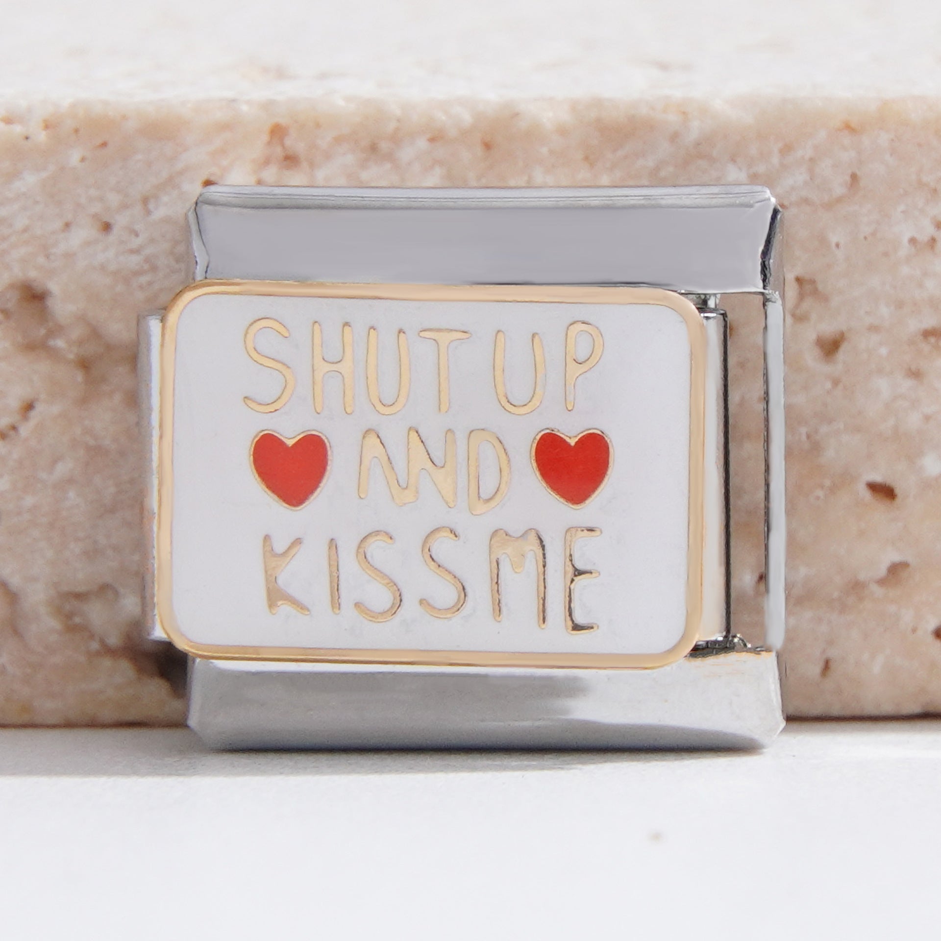 Wholesale Italian Charm Bracelet 9mm DIY Splicing Creative Pattern Stainless Steel Composable Bracelet