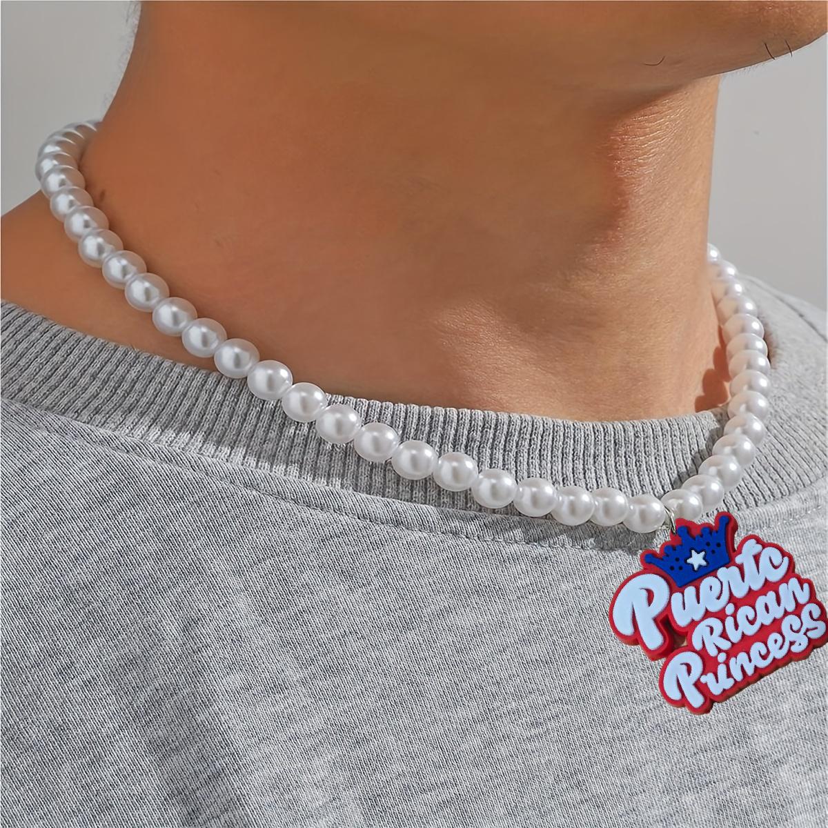 Wholesale American Independence Day Series Pearl Necklace