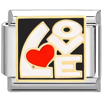 Wholesale Italian Charm Bracelet 9mm DIY Splicing English Style Stainless Steel Composable Bracelet