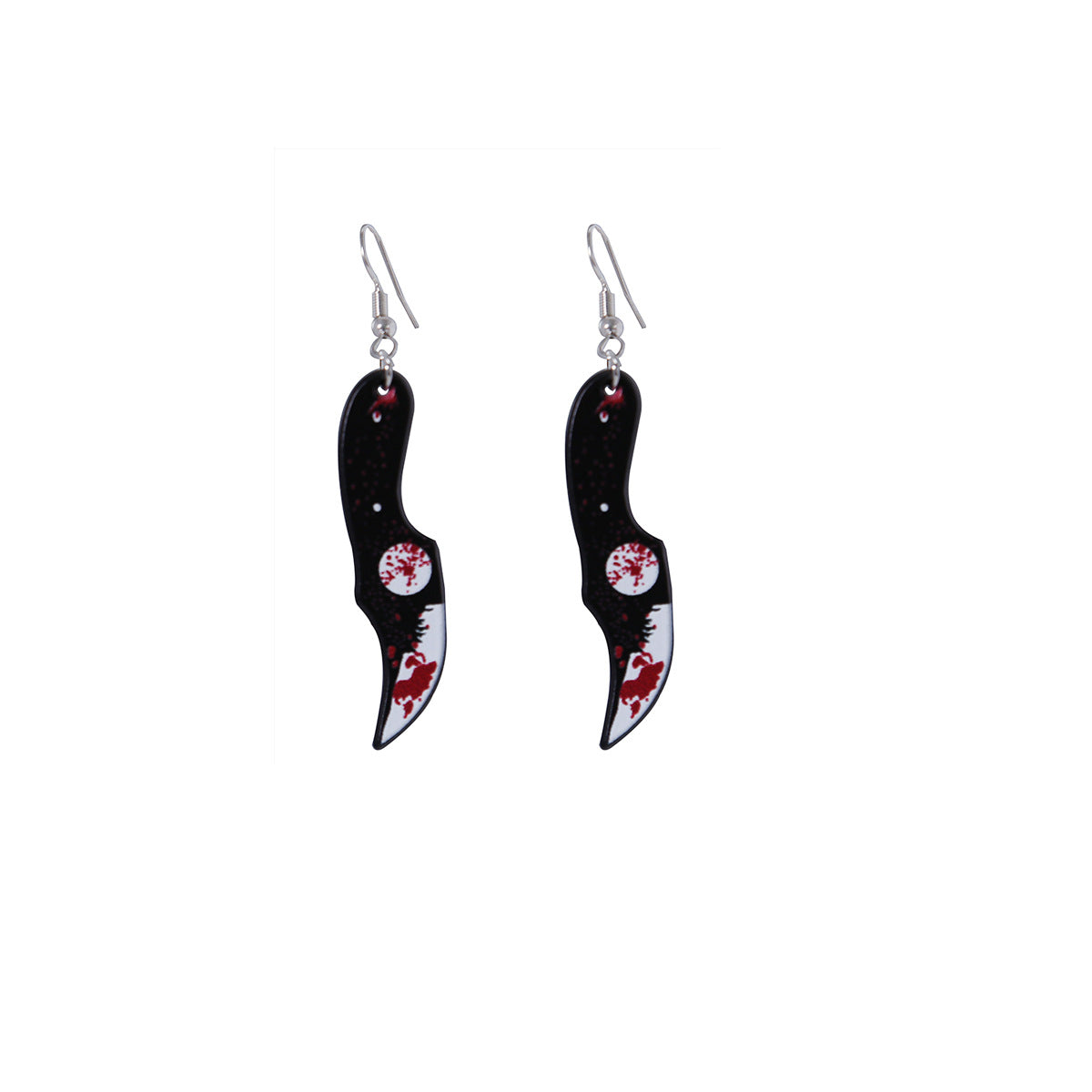 Wholesale Halloween kitchen knife  earrings