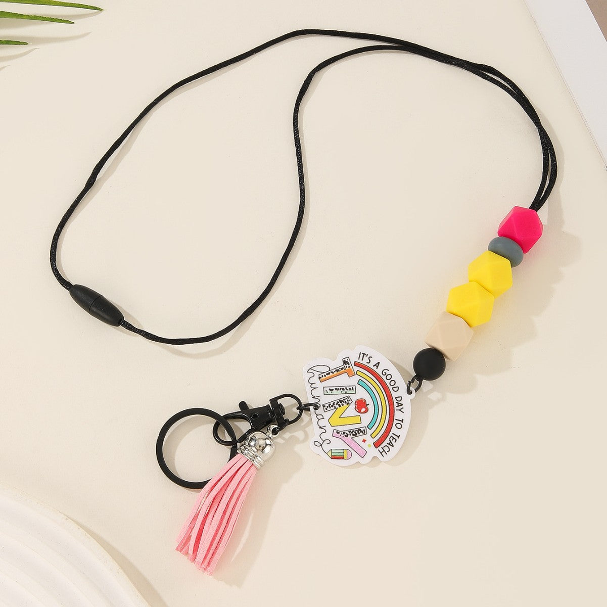 Wholesale Pencil Rainbow Fri Yal Theme Lanyard