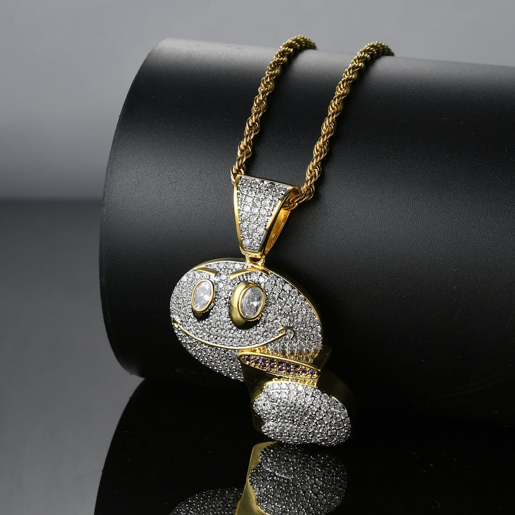 Wholesale  funny expression necklace holding Coffee Cup necklace