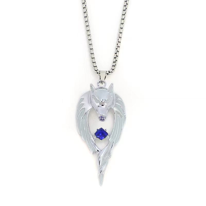Wholesale Luminous Wolf Totem Luminous Men' s Pendant