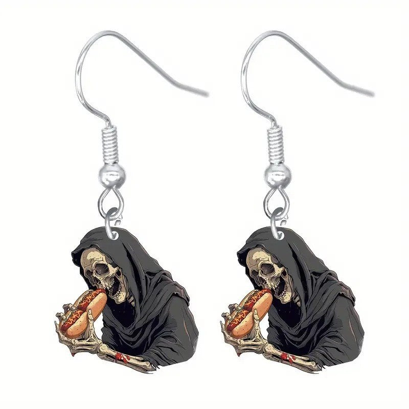 Wholesale 2D  Food Themed Acrylic Earrings