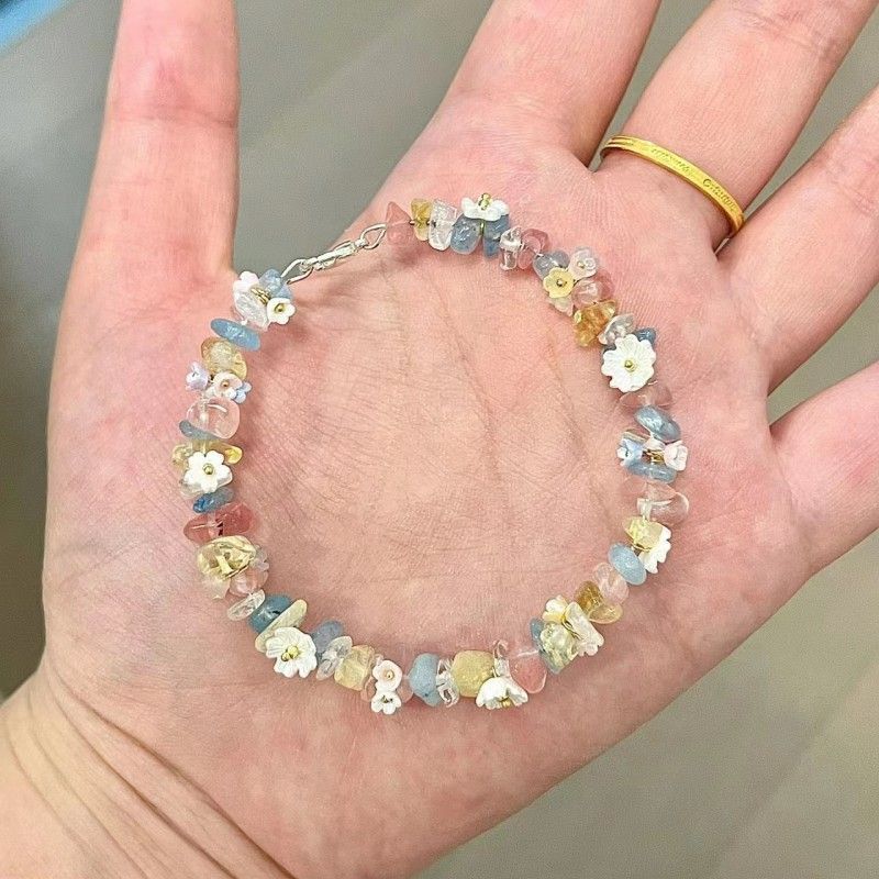 Wholesale  Color Crystal Flower Bracelet