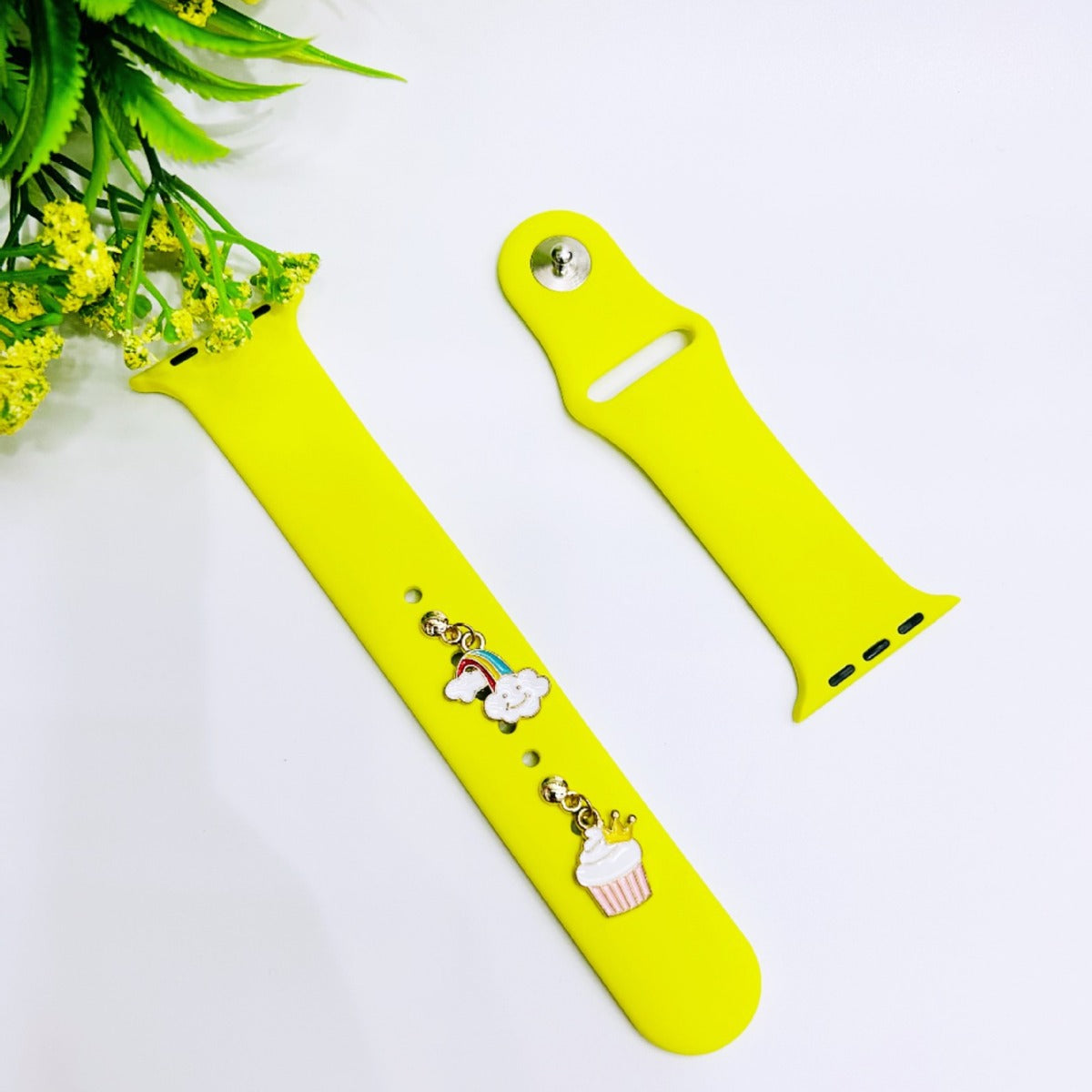 Wholesale Anime Style Gold Plated Zinc Alloy Watch Band Connector DIY Jewelry Accessory For Smartwatch Strap Replacement