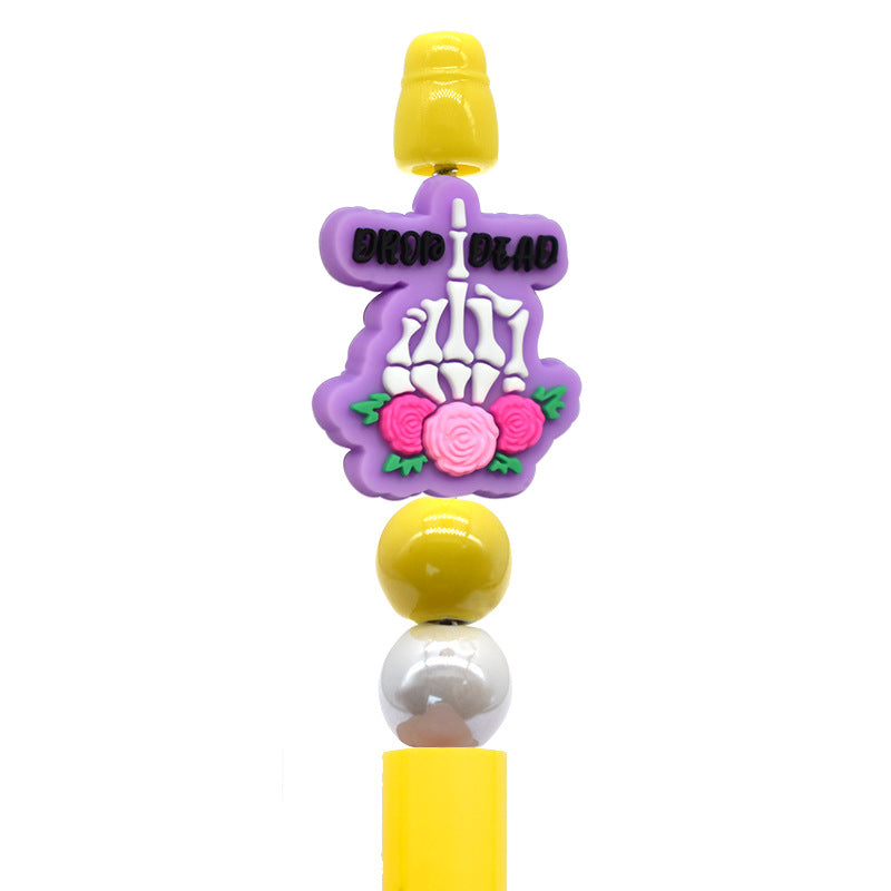 Wholesale Random 100pcs Halloween PVC Soft Focal Beads ACC-BDS-RYY005