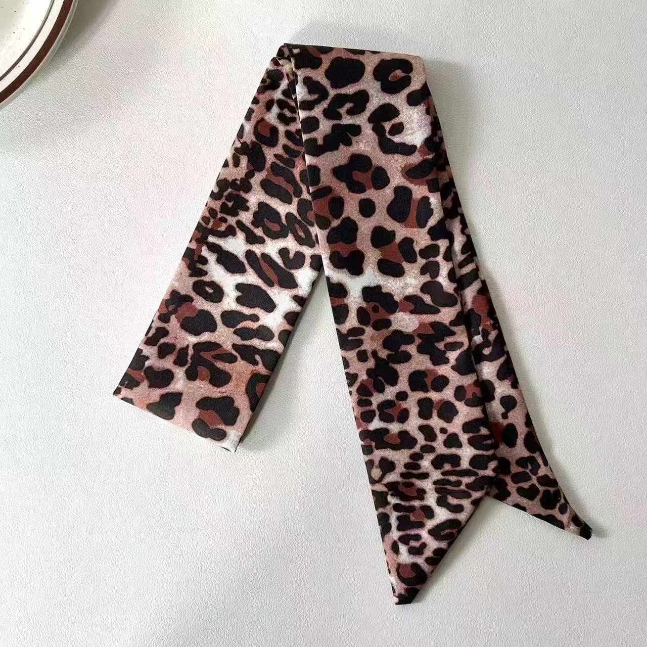 Wholesale Leopard print  Silk f 90* 6cm Large Square Scarf