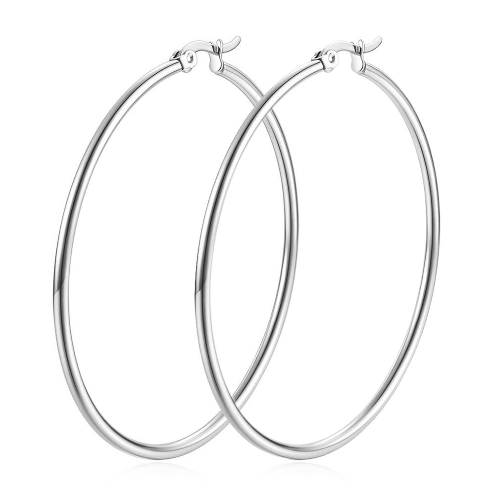 Wholesale  2mm Titanium Steel All-match Women Earrings