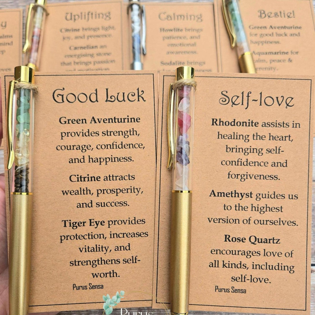 Wholesale Quicksand Metal Empty Pen Barrel  3–5mm  Natural Crushed Stone Pen