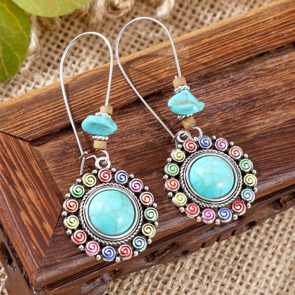 Wholesale Bohemian Tassel Earrings,  Handmade Beaded Alloy Earrings for Seaside Vacations,  Trendy Jewelry Accessory