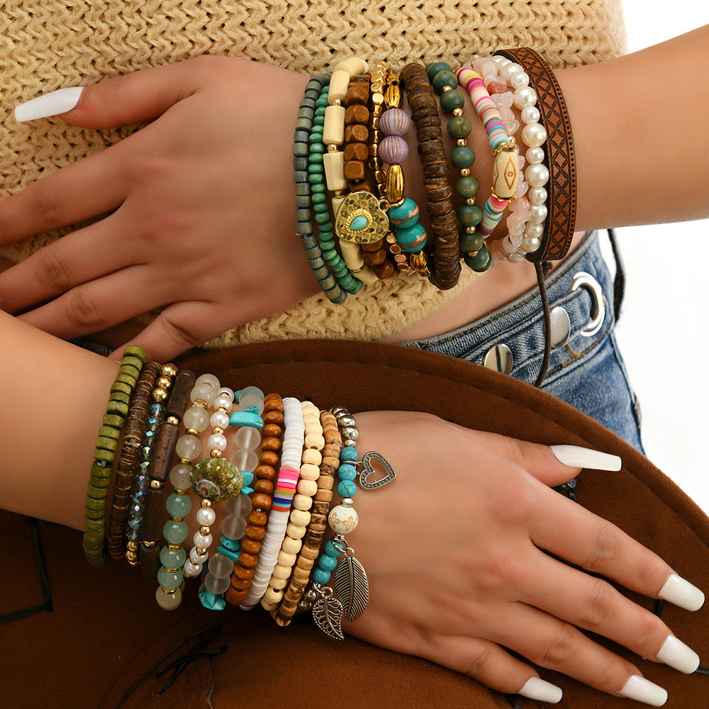 Wholesale Fashion Beaded Multi-Layer Bracelet
