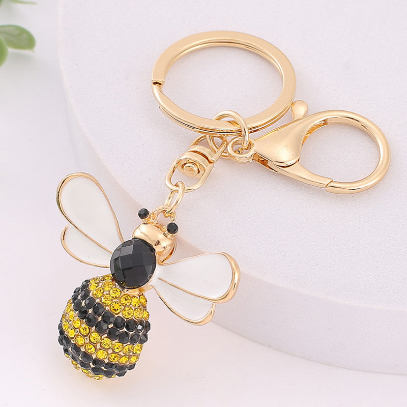 Wholesale Cute Cartoon Little Bee Zinc Alloy Keychains ACC-KC-YuanFei018