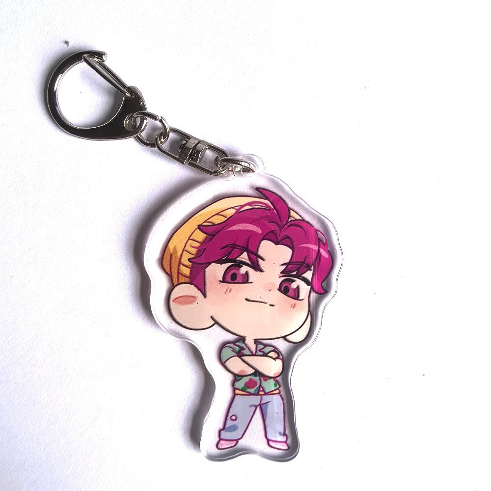 Wholesale Kpop girl group anime acrylic keychain