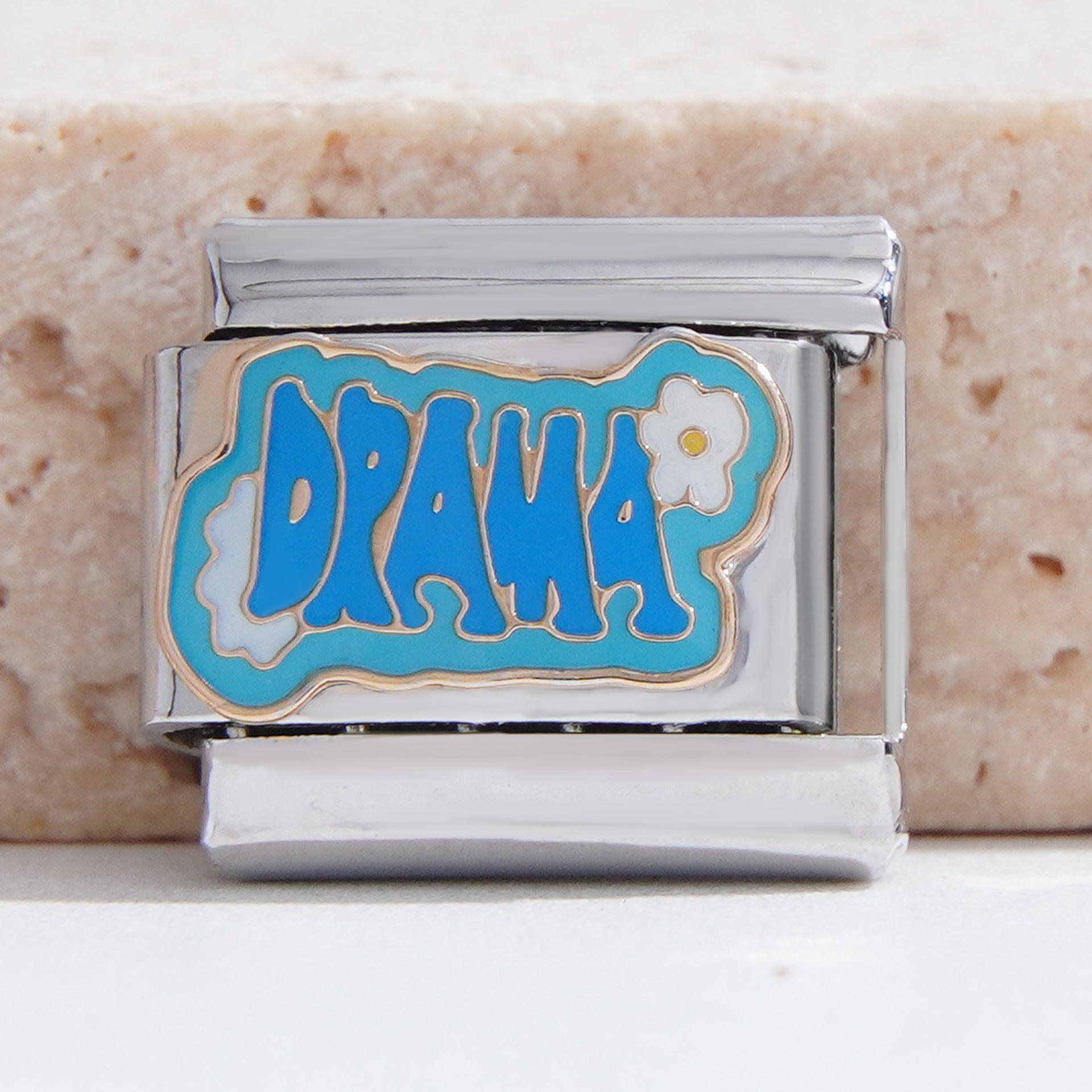 Wholesale Italian Charm Bracelet 9mm DIY Splicing Creative Pattern Stainless Steel Composable Bracelet