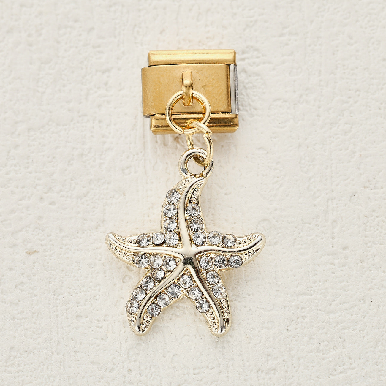 Wholesale 10pcs Marine Life Series Pendant Italian Module DIY Stainless Steel Bracelet Accessories