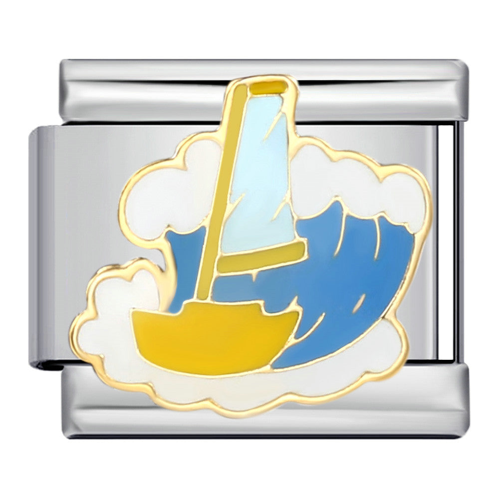 Wholesale Italian Charm Bracelet 9mm DIY Splicing Removable Stainless Steel Composable Bracelet