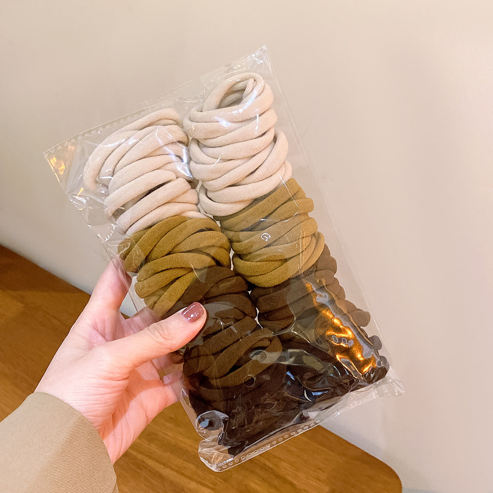 Wholesale 4.5CM 10pcs Medium Towel Ring Hair Tie Hair Scrunchies ACC-HS-Huidi003