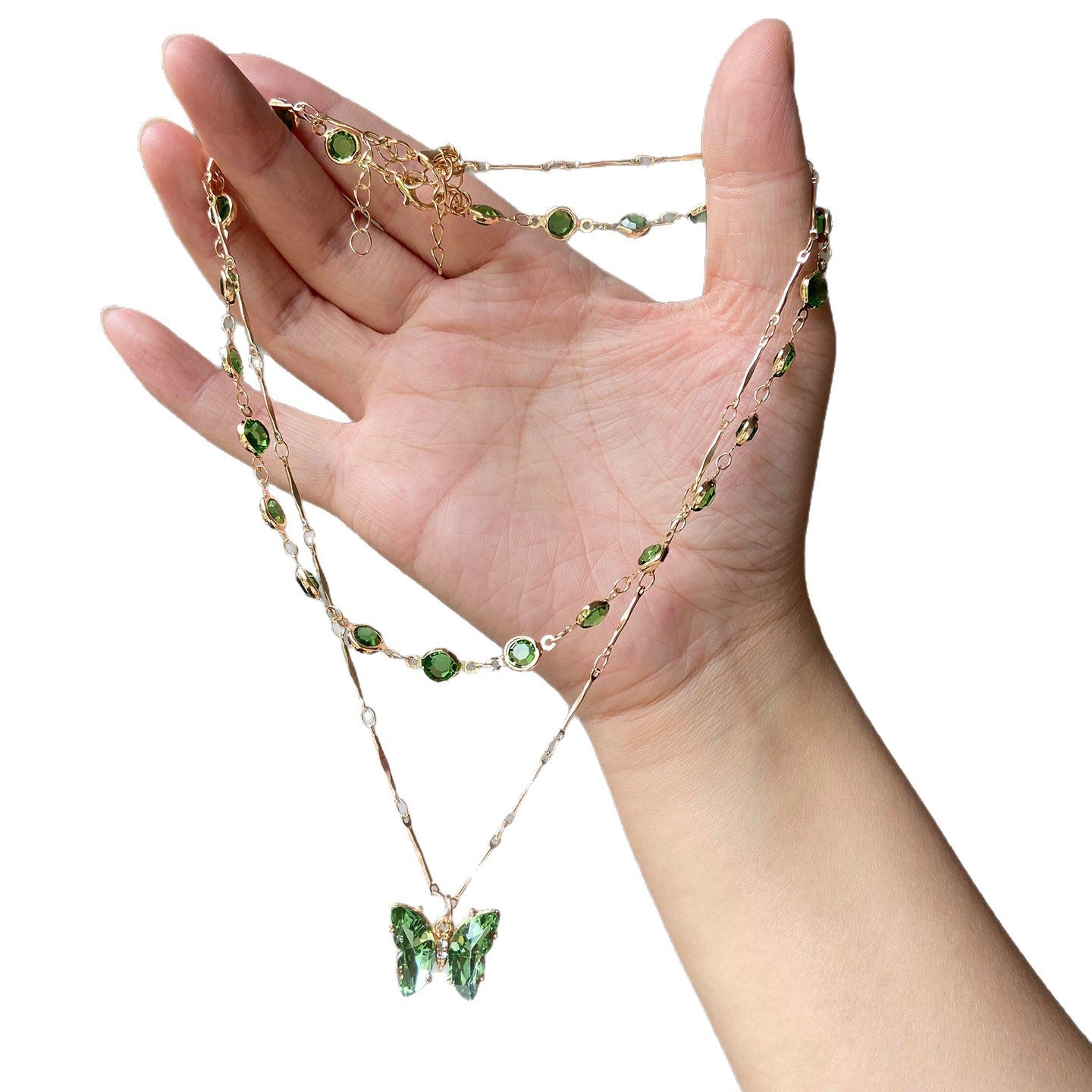 Wholesale Alloy Wizard of Oz Butterfly Necklace Layering Jewelry for Women Trendy Gift
