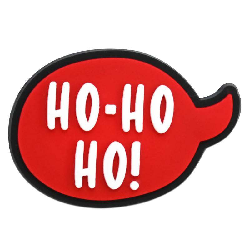 Wholesale Random 100pcs Christmas PVC Soft Rubber Shoe Buckle Decoration ACC-SC-RYY057