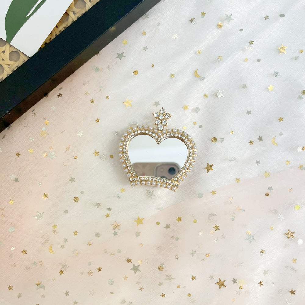 Wholesale Creative Bow Pearl Mirror phone stand