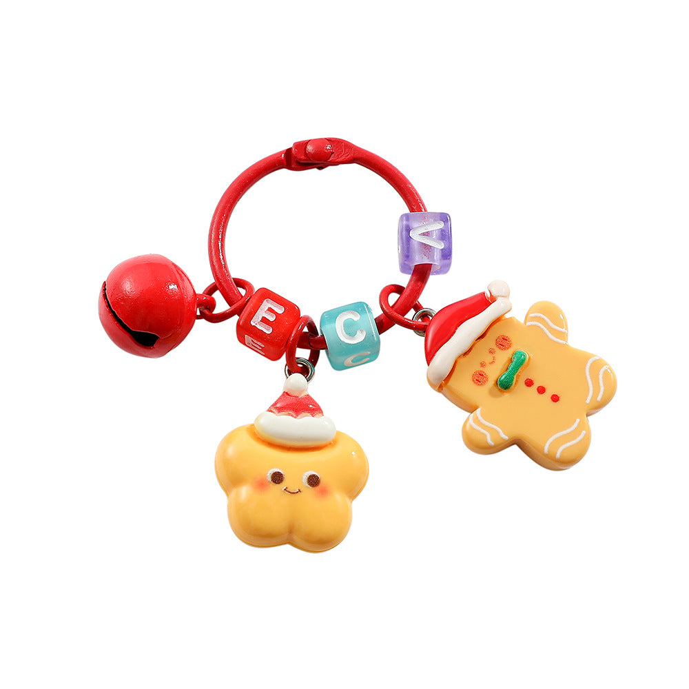 Wholesale Christmas Cute Santa Claus Snowman Keychain  ACC-KC-KeFeng003