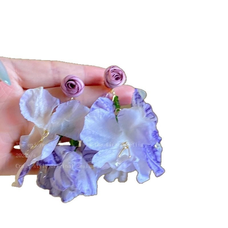 Wholesale Colorful flower earrings