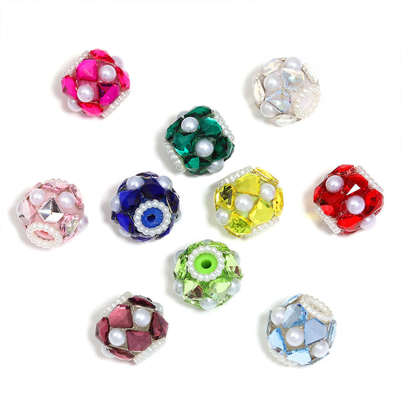 Wholesale 10pcs Crystal Beads with Straight Holes