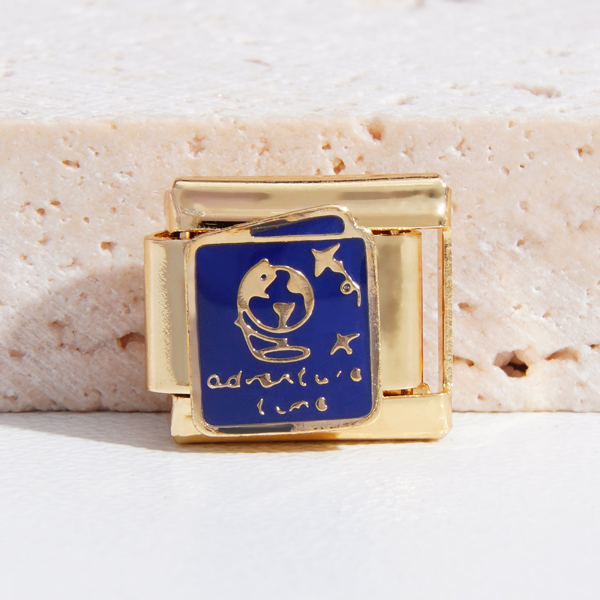 Wholesale Italian Charm Bracelet 9mm DIY Splicing Christmas Gold Titanium Steel Composable Bracelet