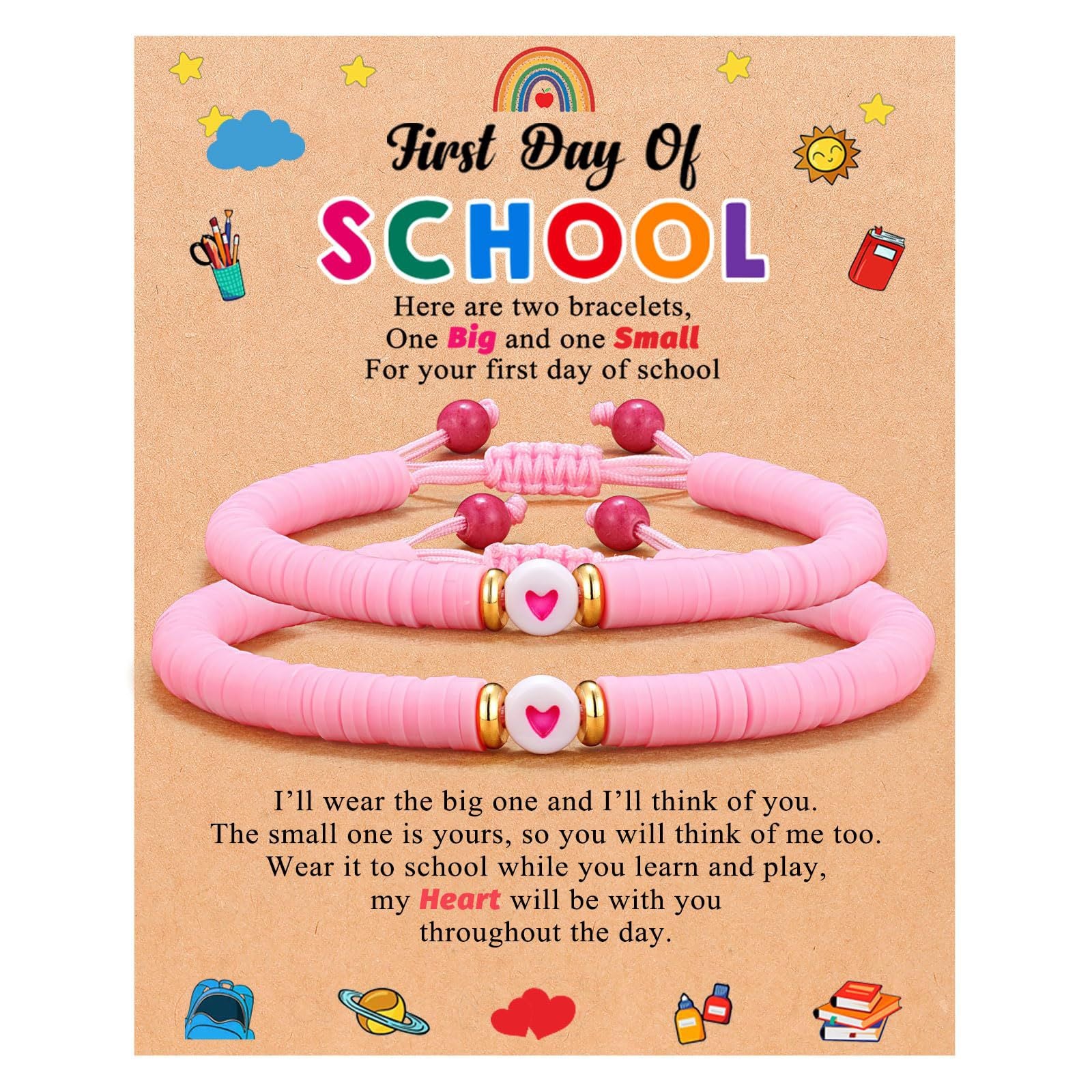 Wholesale Colorful Polymer Clay Bracelets for The Back-to-school Season ACC-BT-FenRui005