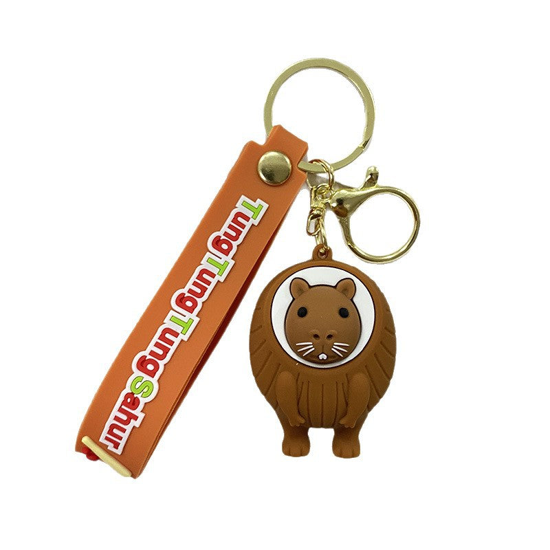 Wholesale Cute cartoon silicone keychain ACCVIP