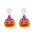 Wholesale  Pumpkin Cat Skull Funny Exaggerated Acrylic Halloween Earrings