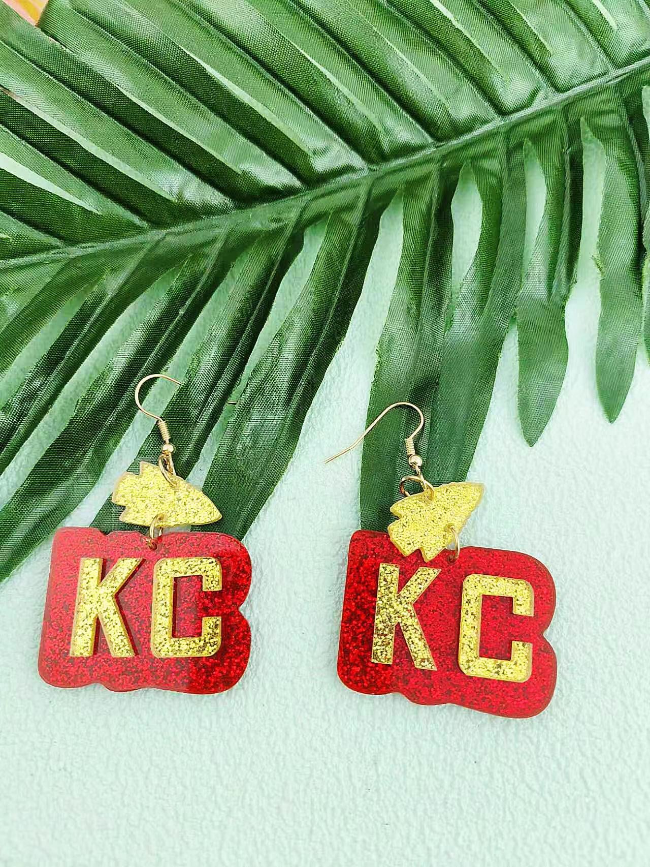 wholesale glitter acrylic earrings ACC-ES-AnDao003