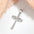 Wholesale infinite 8-word pendant clavicle chain retro eternal cross necklace
