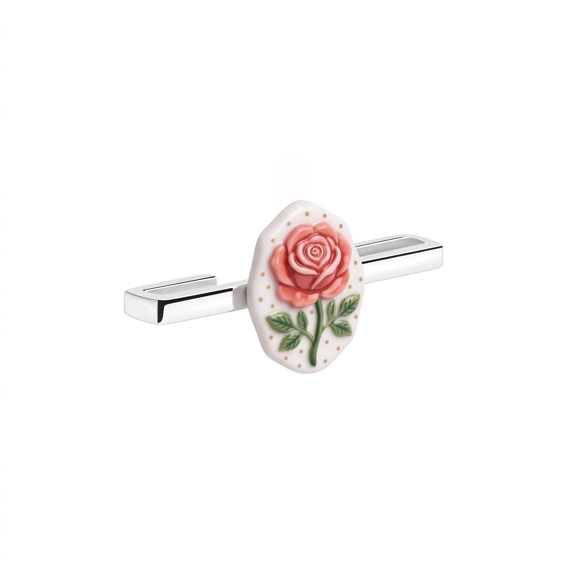 Wholesale Fashion Heart Decorative Watch Band Charm In Stainless Steel DIY Smartwatch Strap Accessory For Everyday Casual Or Party Wear