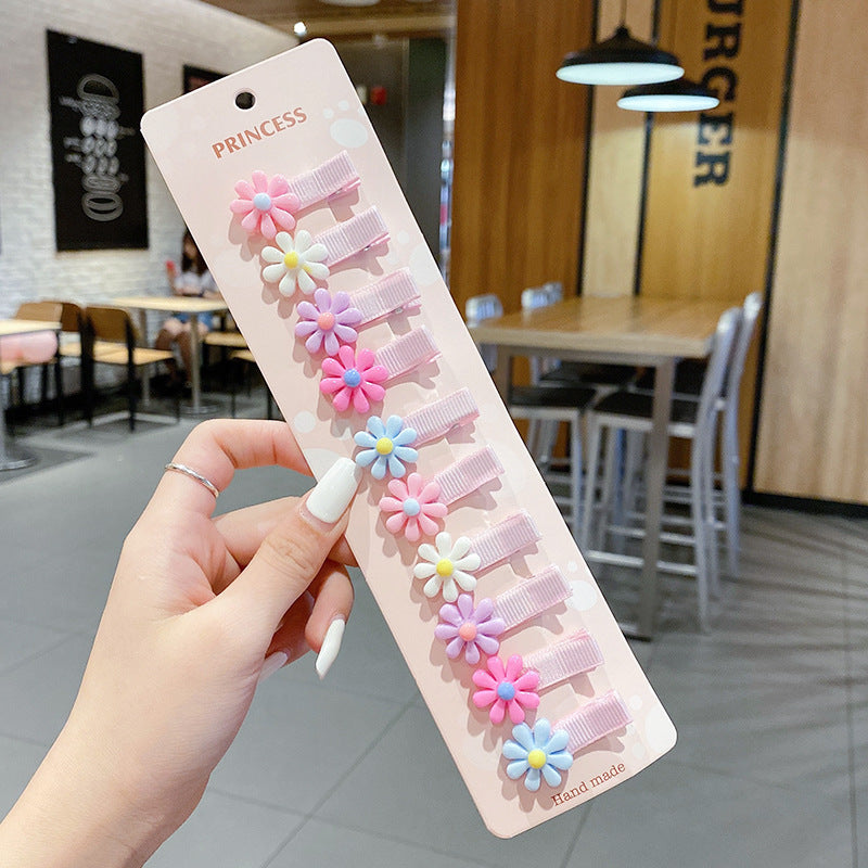 Wholesale Acrylic Cartoon cute  hairpin set