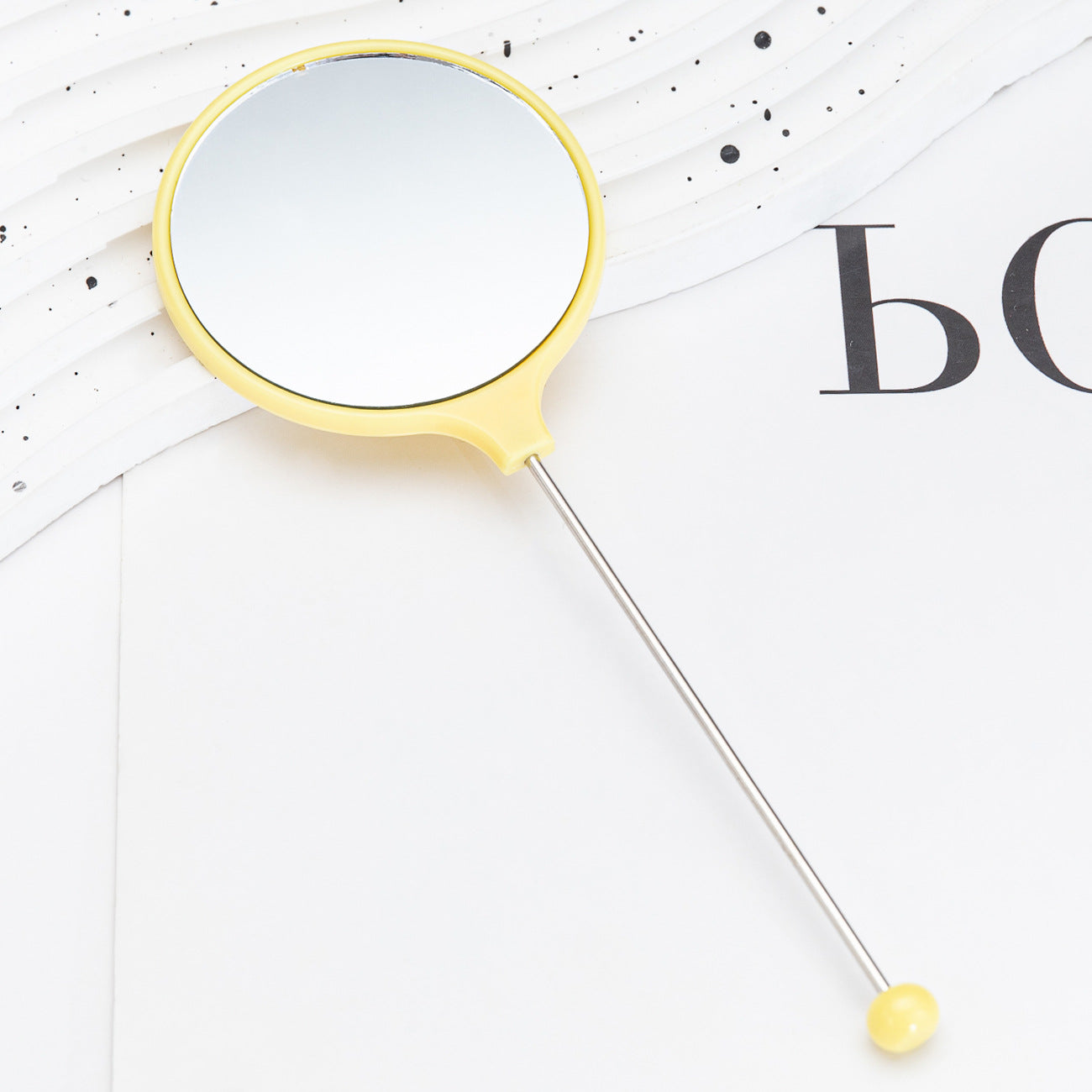 Wholesale DIY Beadable Handheld Mirrors Mini Round for DIY Beaded Crafts