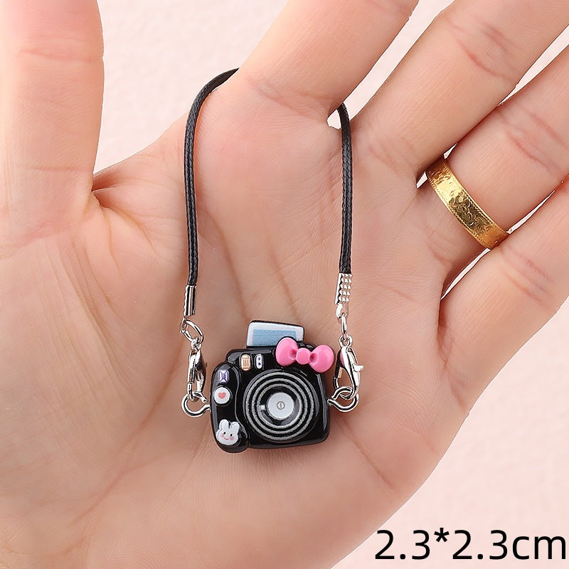 Wholesale Cute cartoon mini cartoon model small camera doll accessories